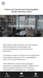 Mobile Screenshot of homoeopathie-koeln.de